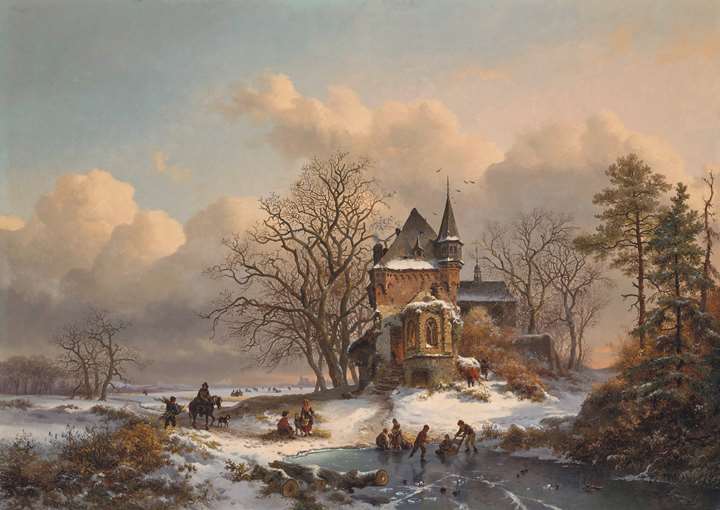 A Dutch winter landscape